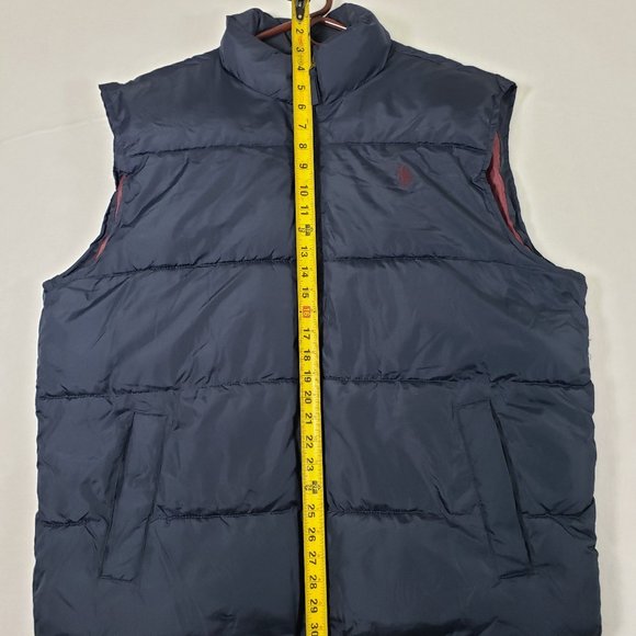 U.S. Polo Assn Men's XL Sleeveless Blue Jacket - Picture 4 of 8